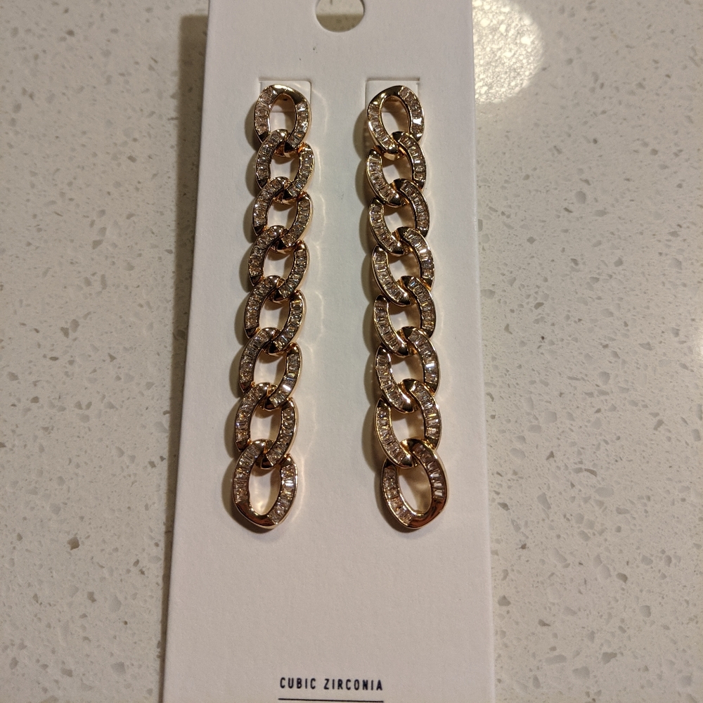 *NWT* Express Cubic Zirconia Earrings